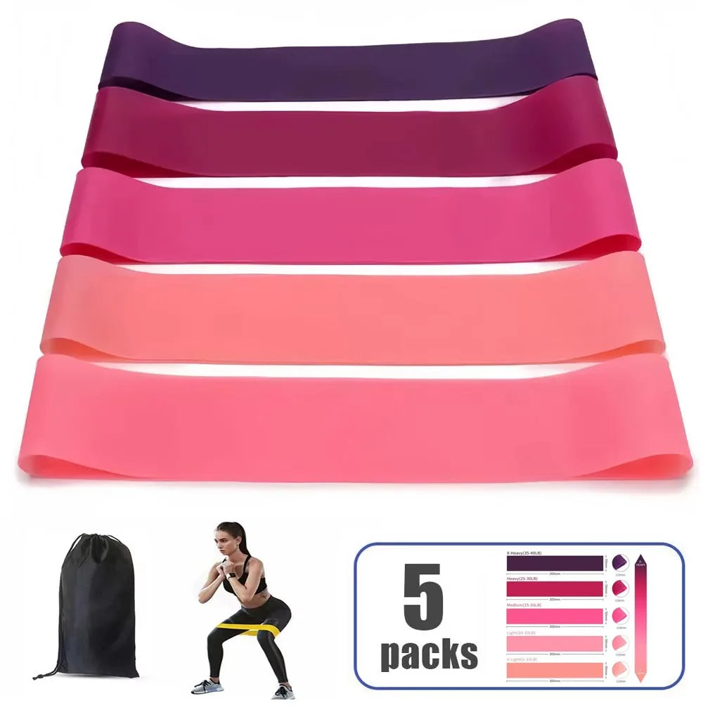 TPE Thickened Resistance Loop Bands For Home Workout And Pilates