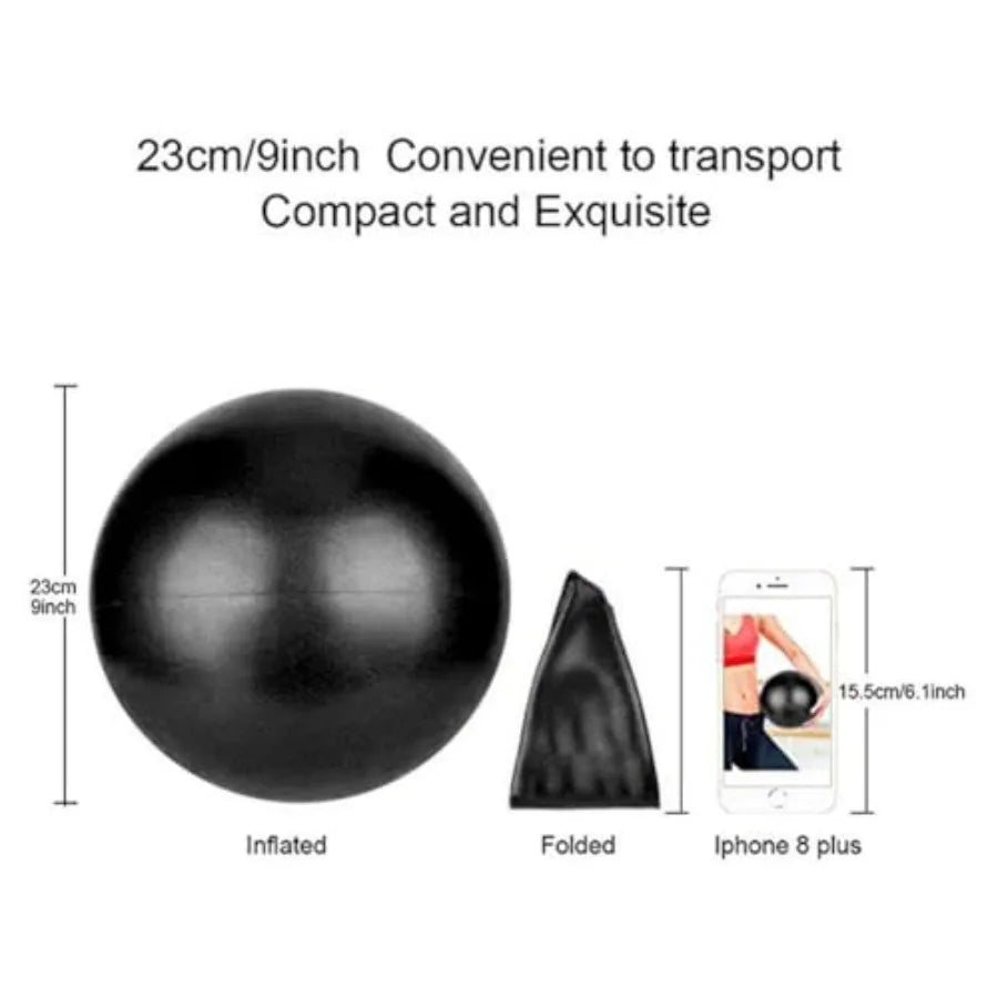 Two Pack Anti-Burst Pilates Yoga Exercise Balls For Core Training