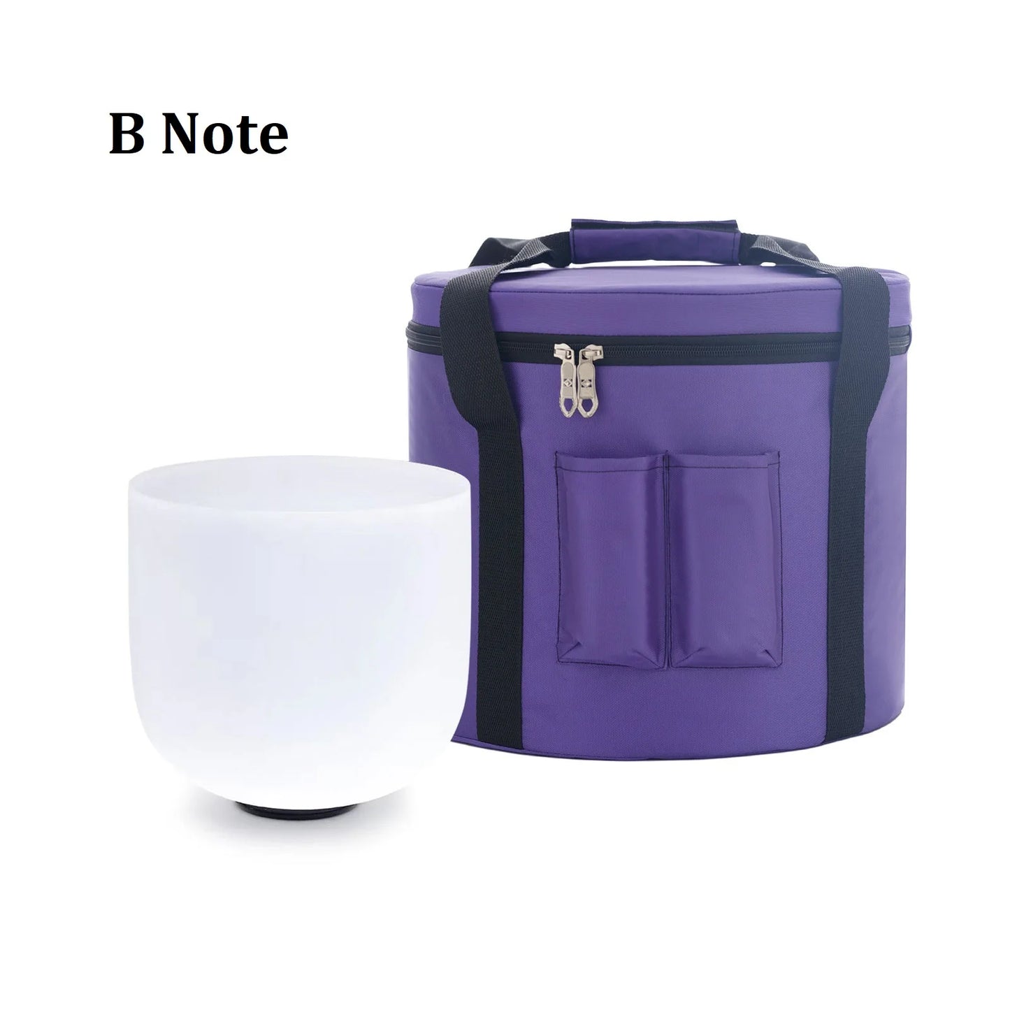 KVKA Chakra Frosted Quartz Crystal Singing Bowl Set With Mallet