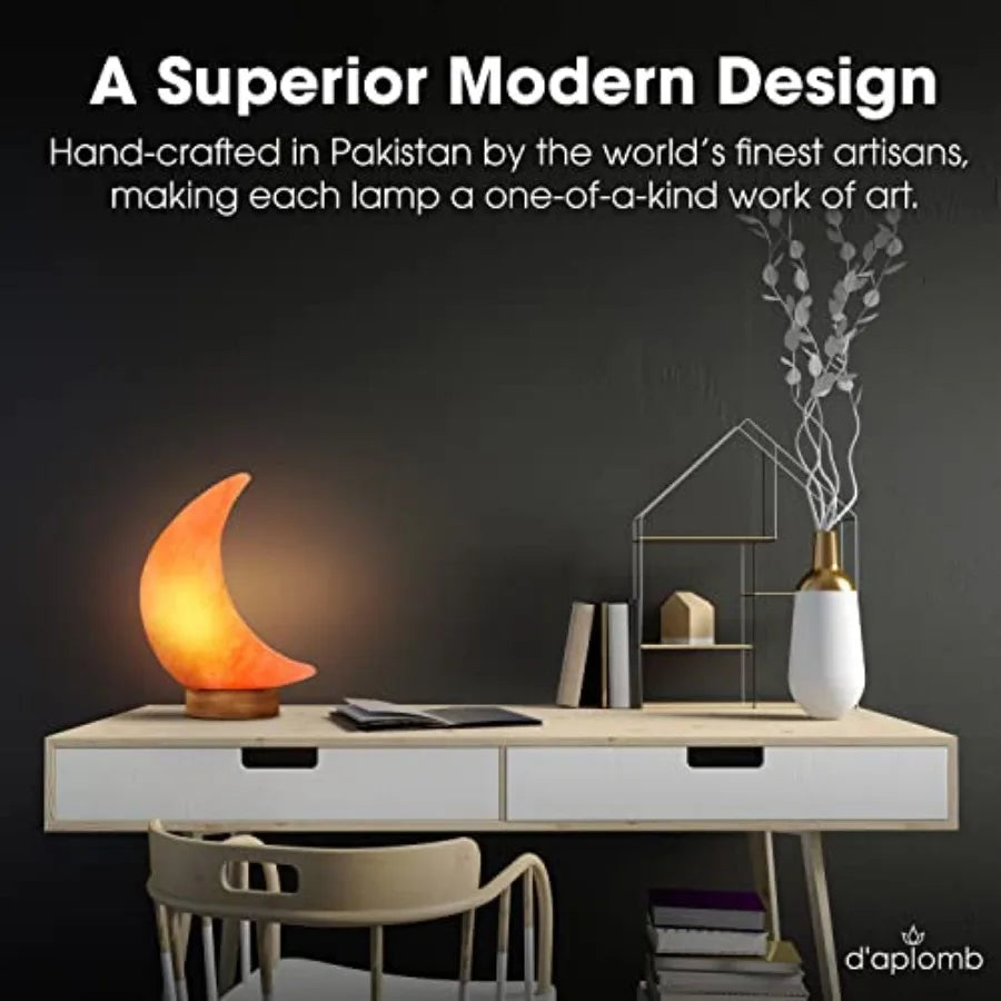 Natural Himalayan Salt Lamp With Dimmer Cord Hand Carved Crystal