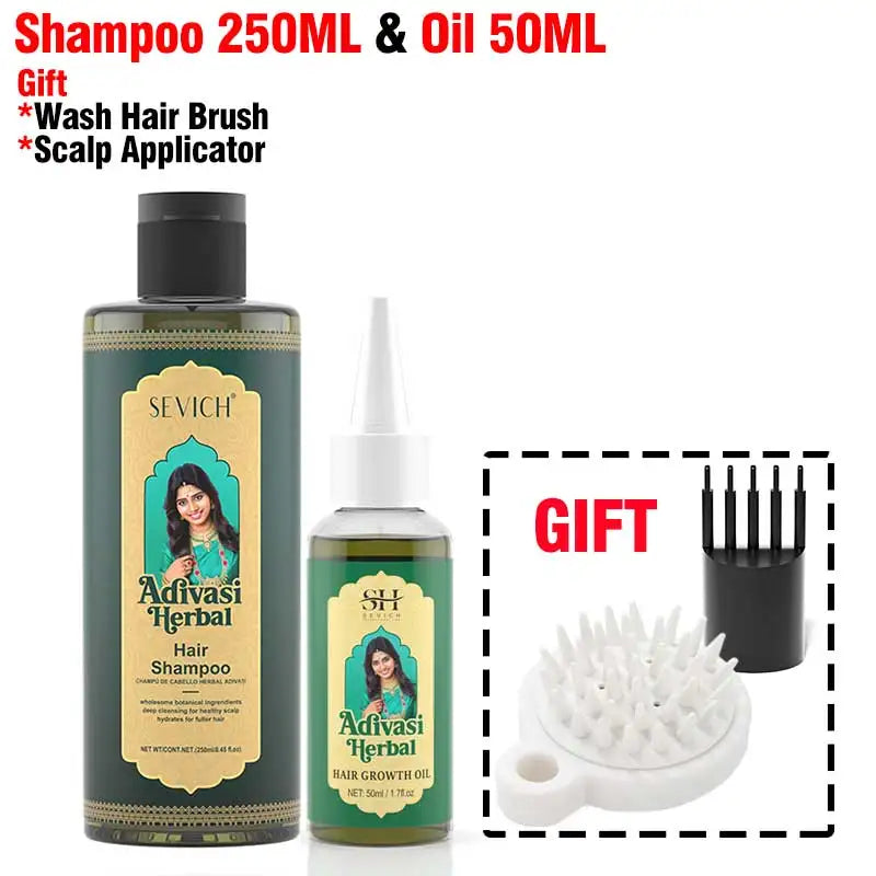 Sevich Ayurvedic Hair Growth Oil for Strong Roots and Regrowth