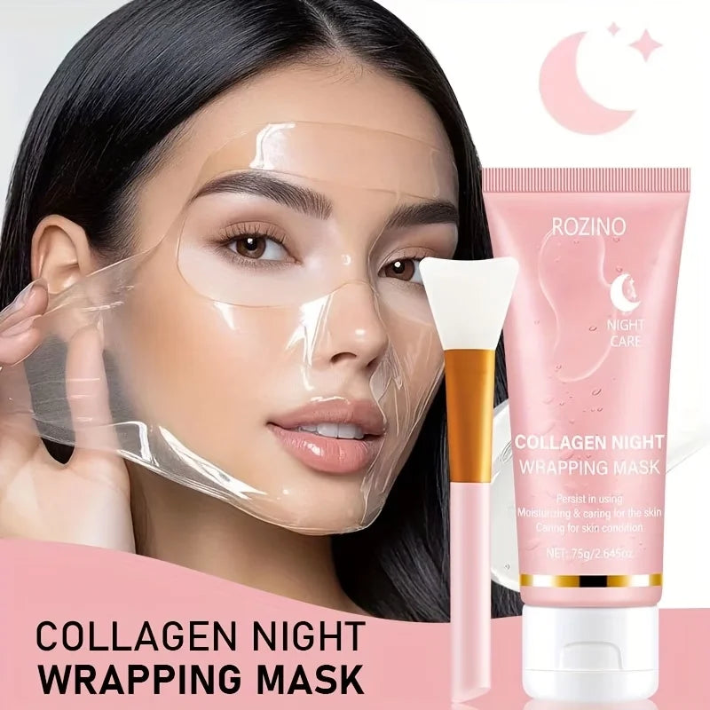 Collagen Overnight Facial Mask With Hyaluronic Acid For Hydration