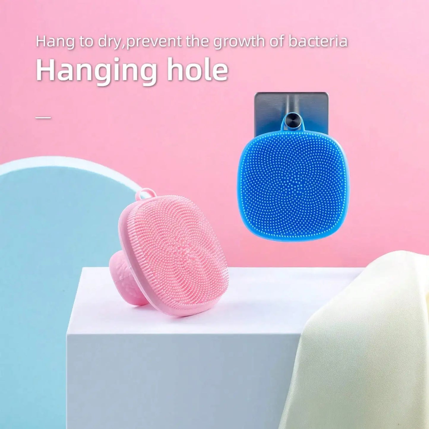 Silicone Face Scrubber For Men Facial Cleansing Brush Waterproof