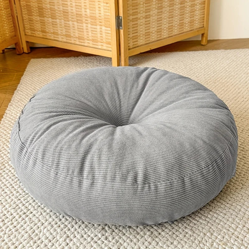 Thickened Round Seat Cushion With Anti Slip Cotton Filling