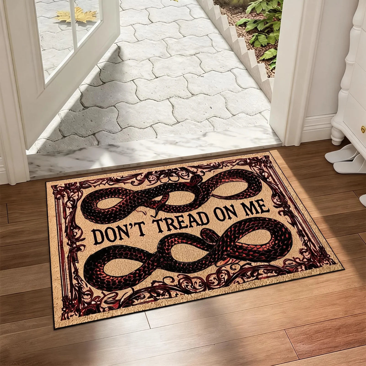 Halloween Welcome Doormat Anti Slip Indoor Outdoor Rug For Entryway
