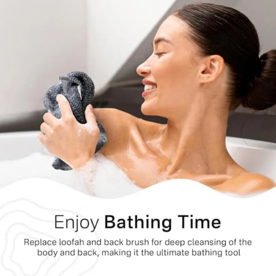 Exfoliating Washcloth Towel For Body And Back Scrubber