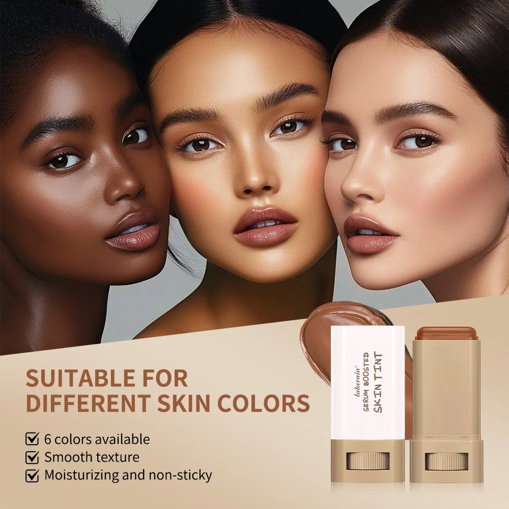 Ibcccndc Tinted Moisturizer Foundation Stick Balm Natural Hydrating Glow