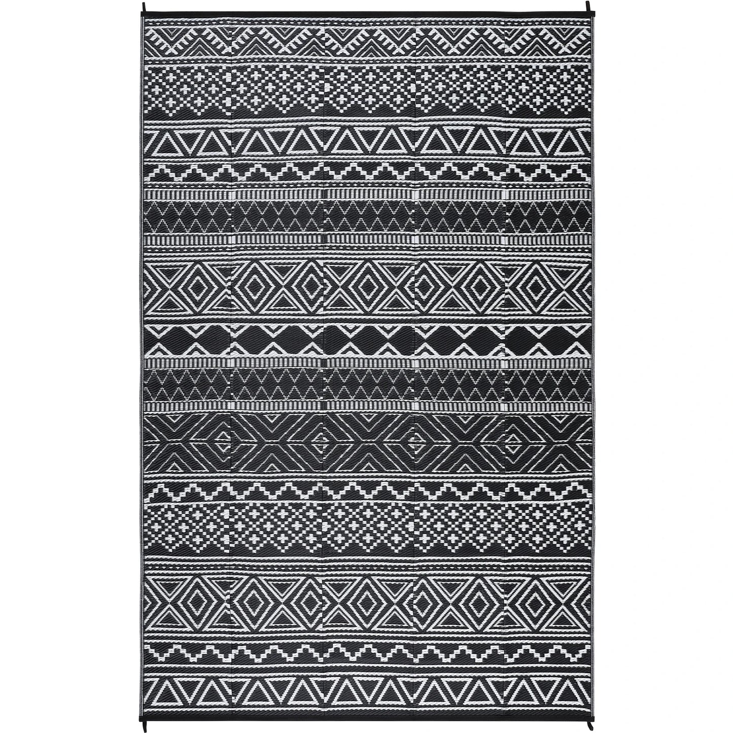 Studyset Outdoor Rug Bohemian Patio Mat Waterproof Reversible