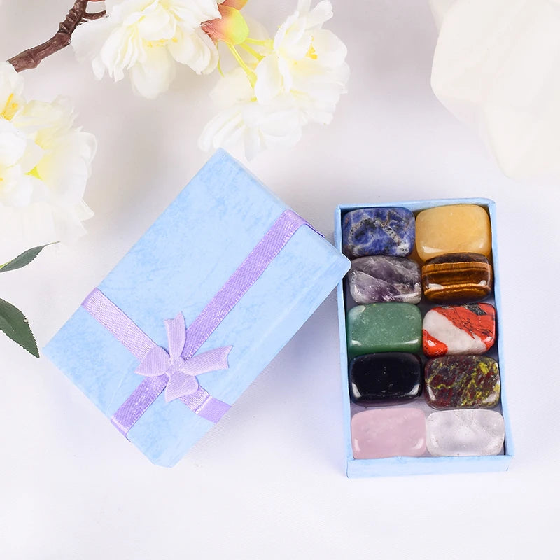 Natural Tumbled Stone Chakra Healing Set