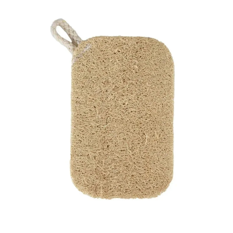 Premium 6Pcs Natural Loofah Exfoliating Sponges for Bathroom