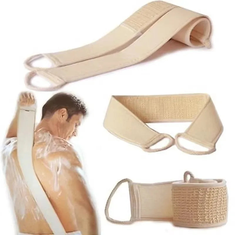 Cotton Hemp Unisex Exfoliating Bath Brush Scrub