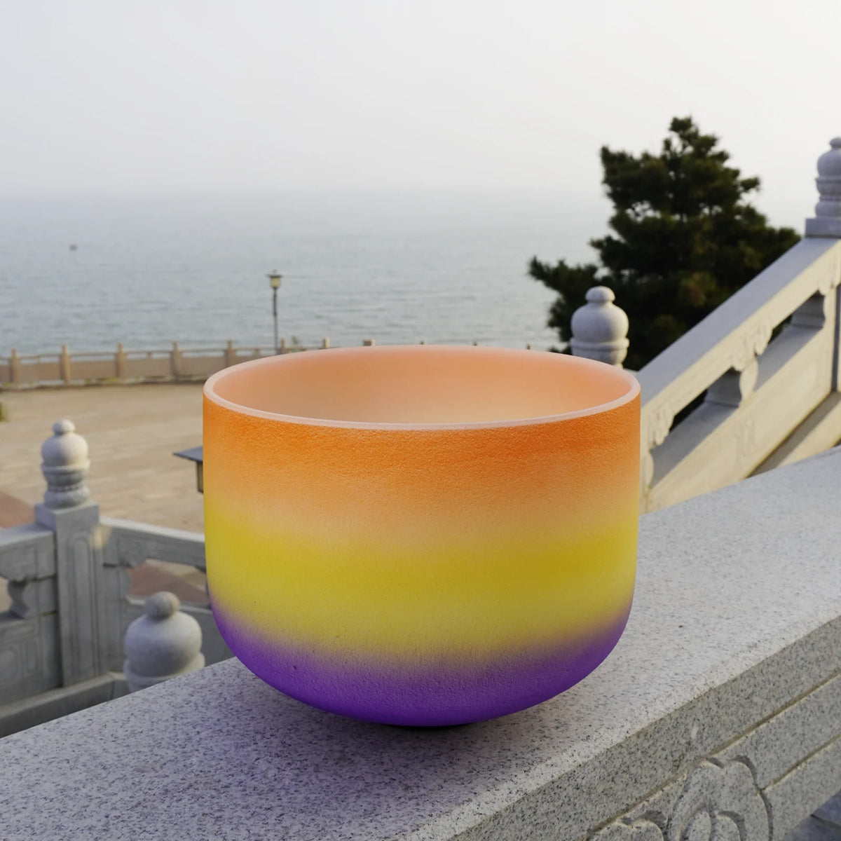 HyeEun Dual Frequency Quartz Resonance Bowl For Meditation Healing
