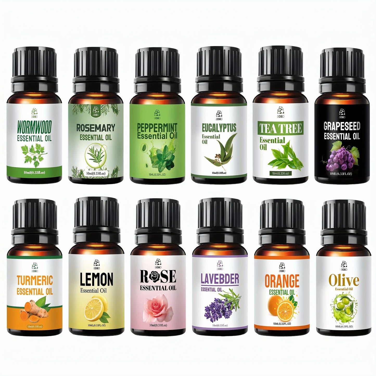 Aoao Skin Care Essential Oil Blend Set Natural Plant Extract
