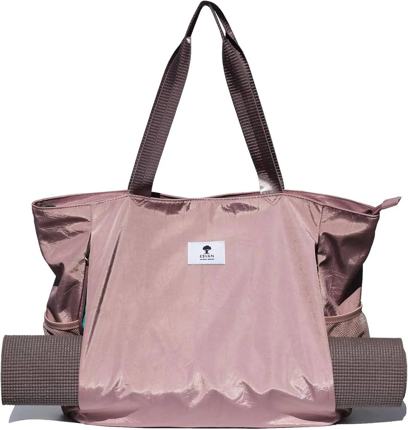 Yoga Mat Bag Tote Carrier for Office, Yoga, Pilates, Travel, Beach & Gym - Durable Shoulder Carryall