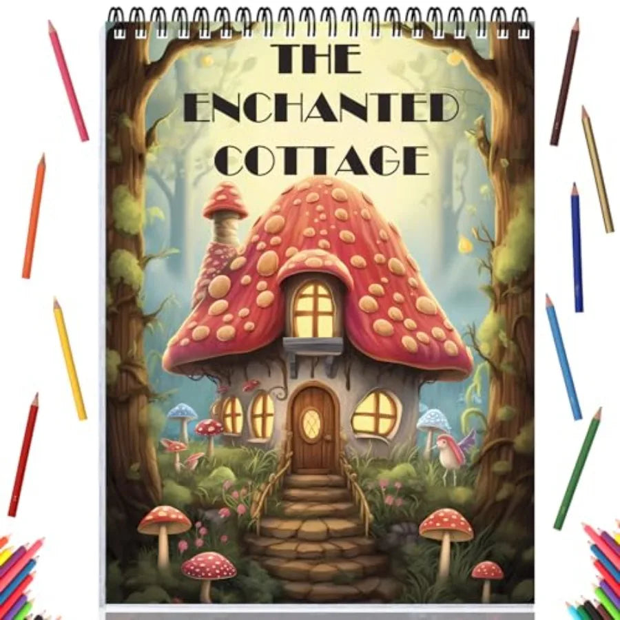 Adult Coloring Book for Women Relaxation Spiral Bound One Sided