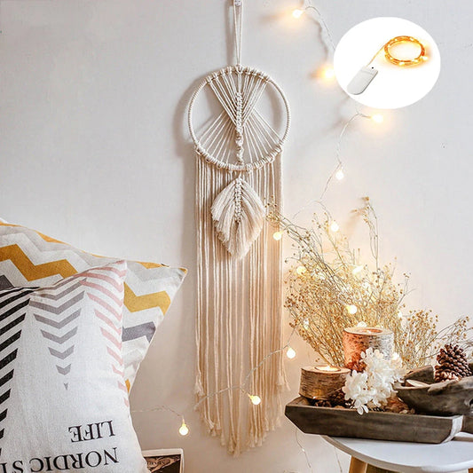 Macrame Dream Catcher Wall Hanging Decor For Nursery