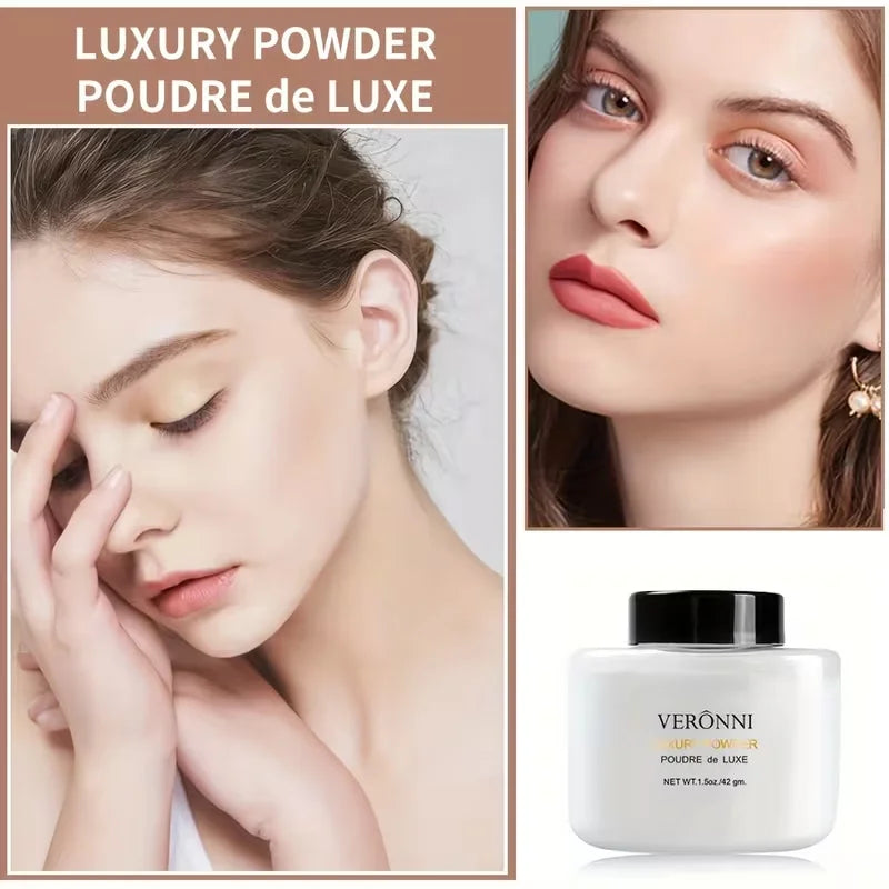 Veronni Loose Setting Powder Oil Control Waterproof Lasting Formula