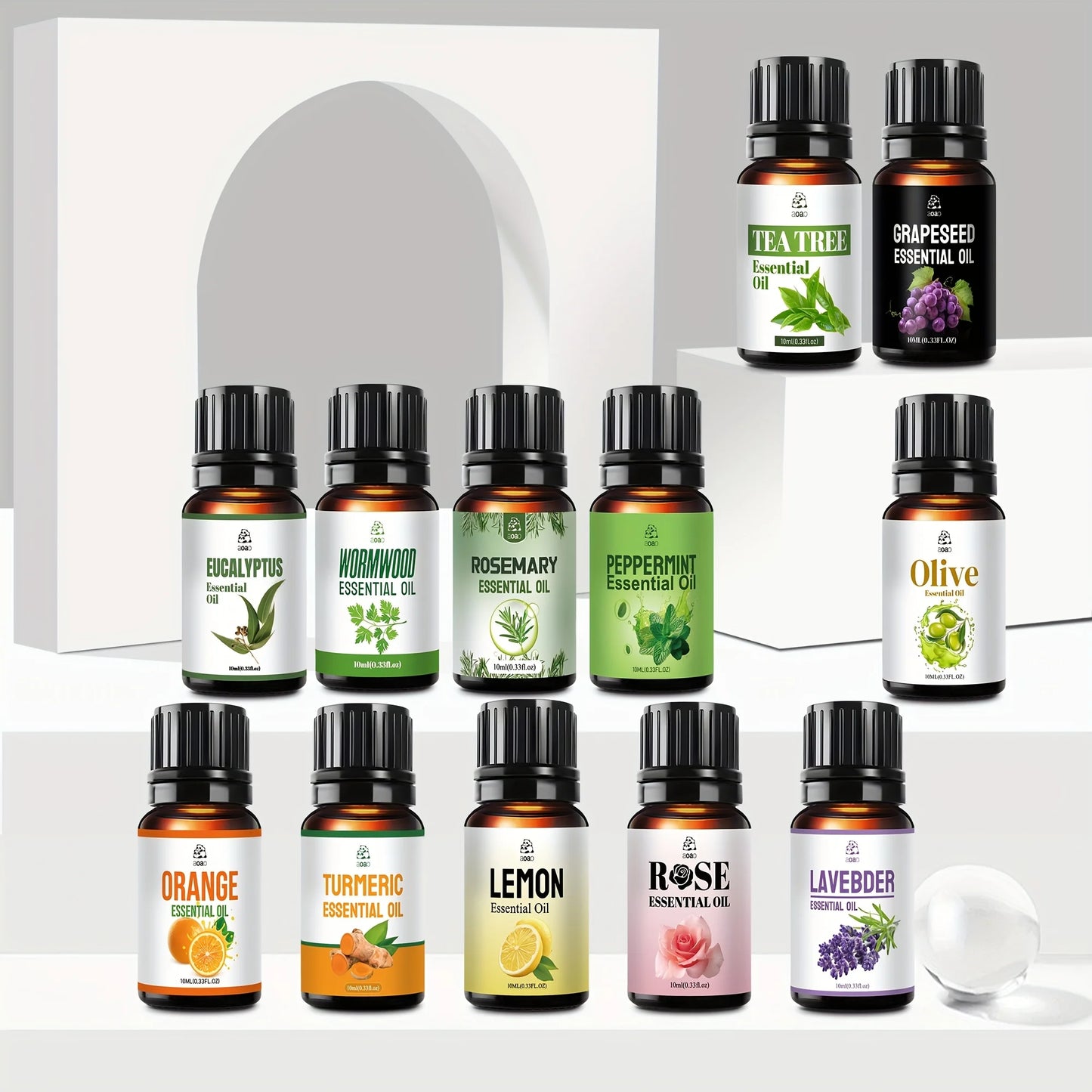 Aoao Skin Care Essential Oil Blend Set Natural Plant Extract