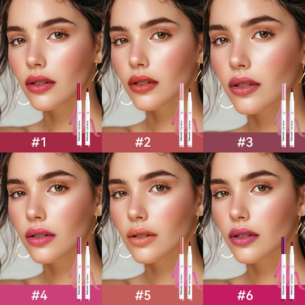 Waterproof Long Lasting Liquid Lip Tint Transfer Resistant Matte Finish