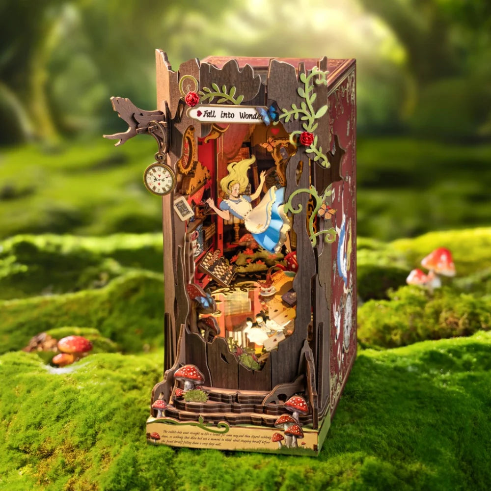 Robotime Rolife Fall Into Wonder 3D Mini Book Nook Kit