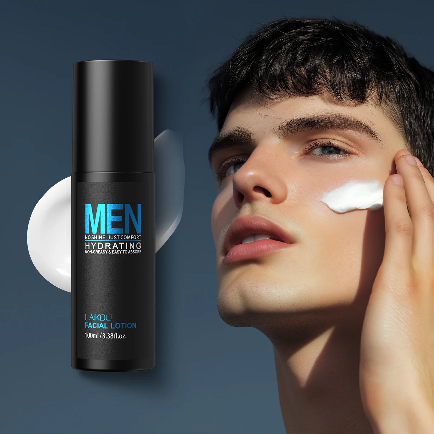 LAIKOU Men Skincare Set Four Piece Fast 3 Minute Routine