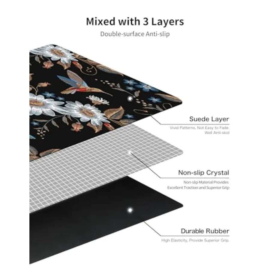 Printed Travel Yoga Mat With Carrying Bag Non Slip
