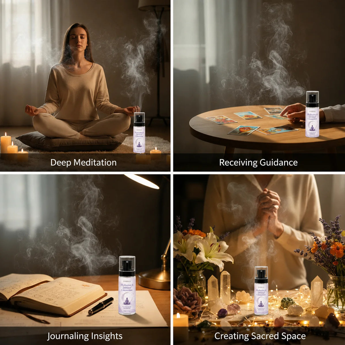 Frankincense Sandalwood Room Spray For Meditation And Spiritual Connection