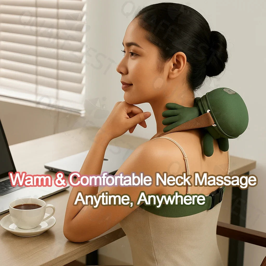Bionic Finger Neck And Shoulder Massager Wireless Kneading