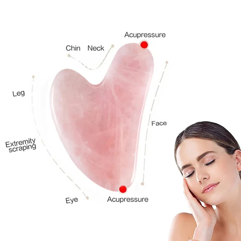 Jade Gua Sha Board Facial Massage Tool For Skin Care