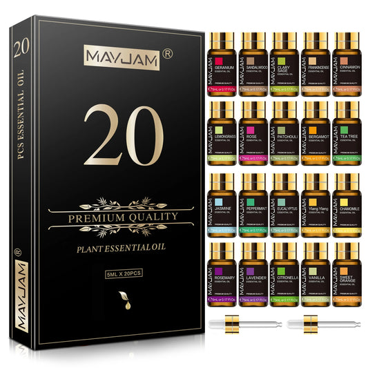 Mayjam Pure Essential Oils Set Natural Aromatherapy Blend