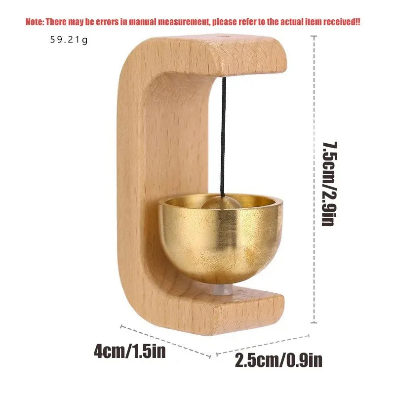 Hanging Japanese Wooden Wind Chime Wireless Doorbell