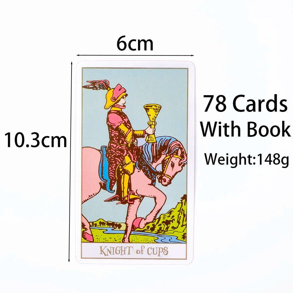 Tarot Card Deck With Guidebook 78 Cards English Version
