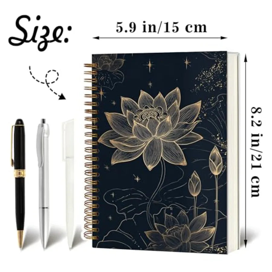 Lotus Meditation Journal For Mindfulness And Spiritual Inspiration