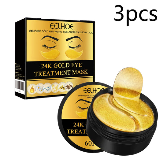 Eelhoe 24K Gold Under Eye Patches Anti Aging Moisturizing Mask
