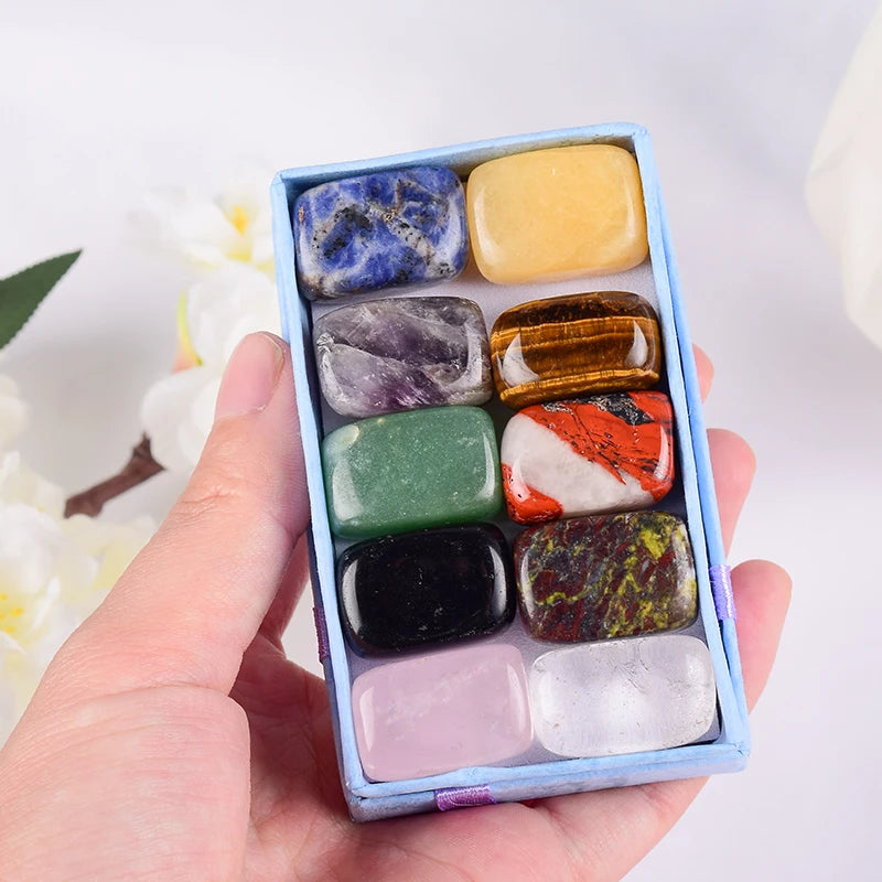 Natural Tumbled Stone Chakra Healing Set