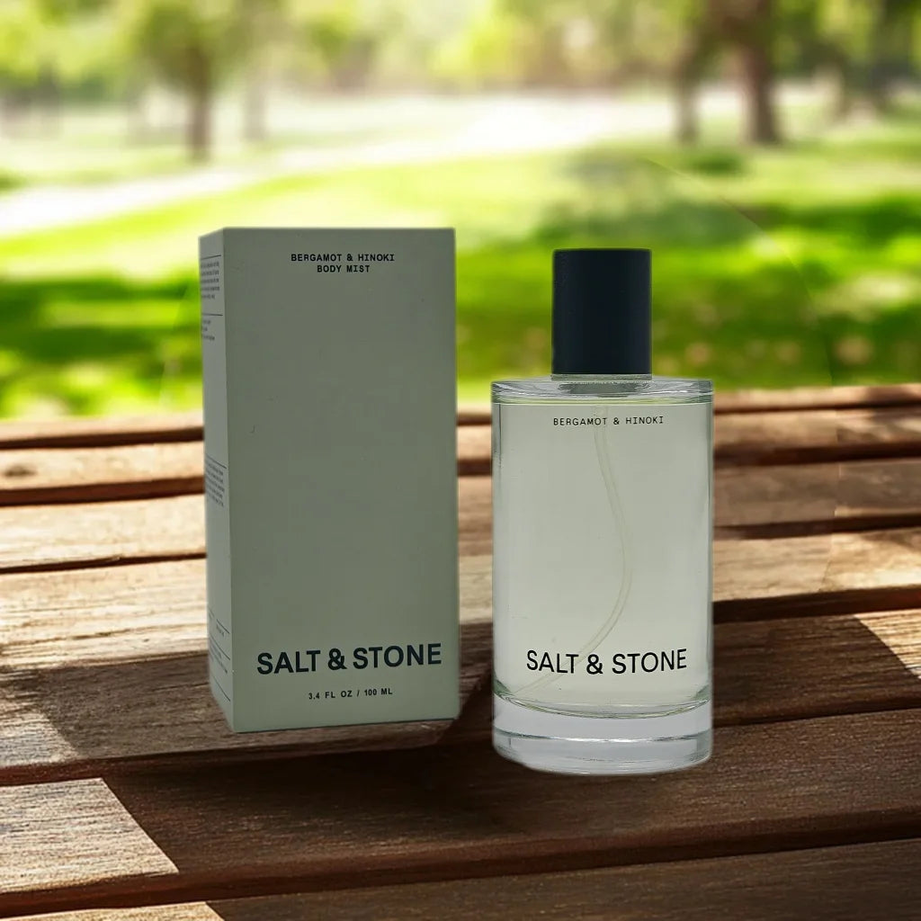 Salt and Stone Perfume Mist | 100ml / 3.4 fl oz Body & Hair Fragrance for Women & Men | Long Lasting Unisex Scent, Gift Set