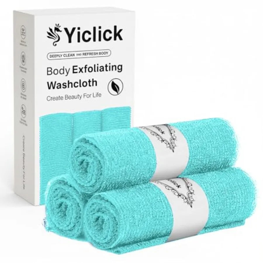 Exfoliating Washcloth Towel For Body And Back Scrubber