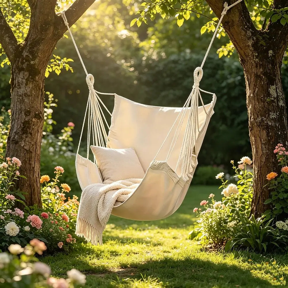 Outdoor Leisure Hammock Hanging Swing Chair
