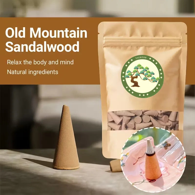 Premium Sandalwood Tower Incense For Home Use And Odor Control