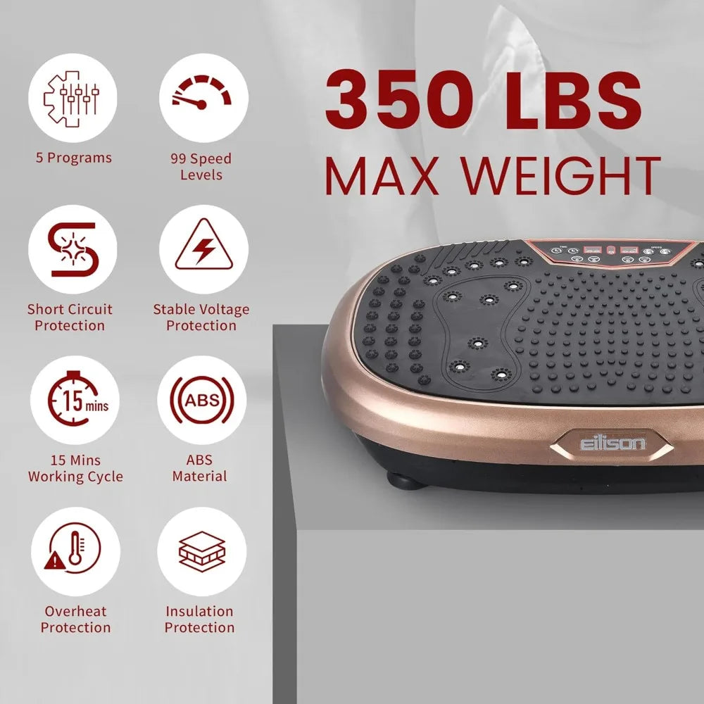 EILISON FitMaxx 3D XL Vibration Plate For Whole Body Workout