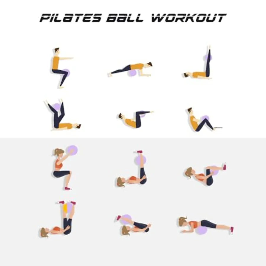 Soft Pilates Ball For Yoga And Full Body Training Workout
