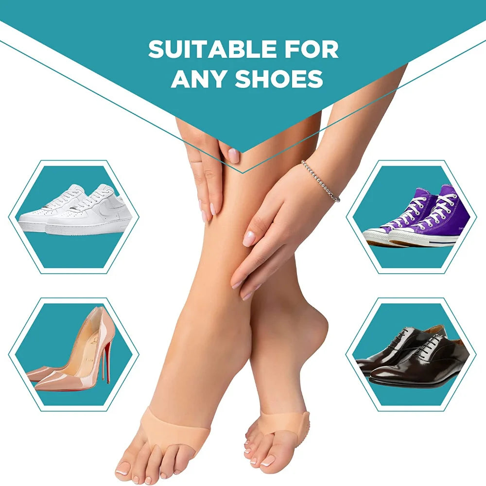 Silicone Gel Toe Separator Hallux Valgus Bunions Foot Care