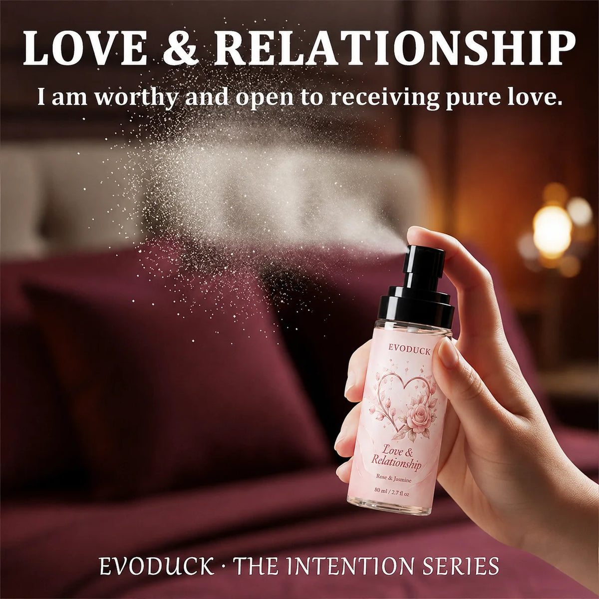Evoduck Love And Relationship Aura Room Spray Collection