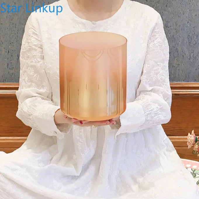 Crystal Singing Bowl 432Hz D Note Alchemy Meditation Instrument