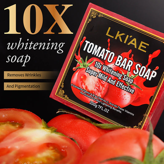 AILKE Tomato Fruit Scented Handmade Natural Bar Soap For Face