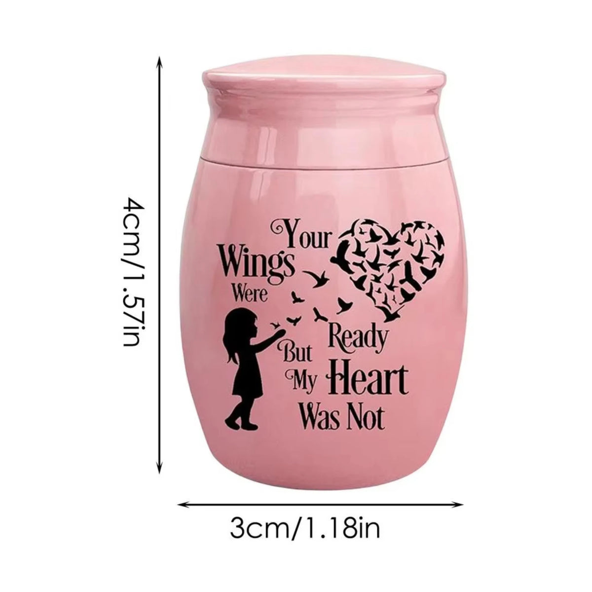 Personalized Mini Pet Cremation Urn For Ashes Memorial Keepsake