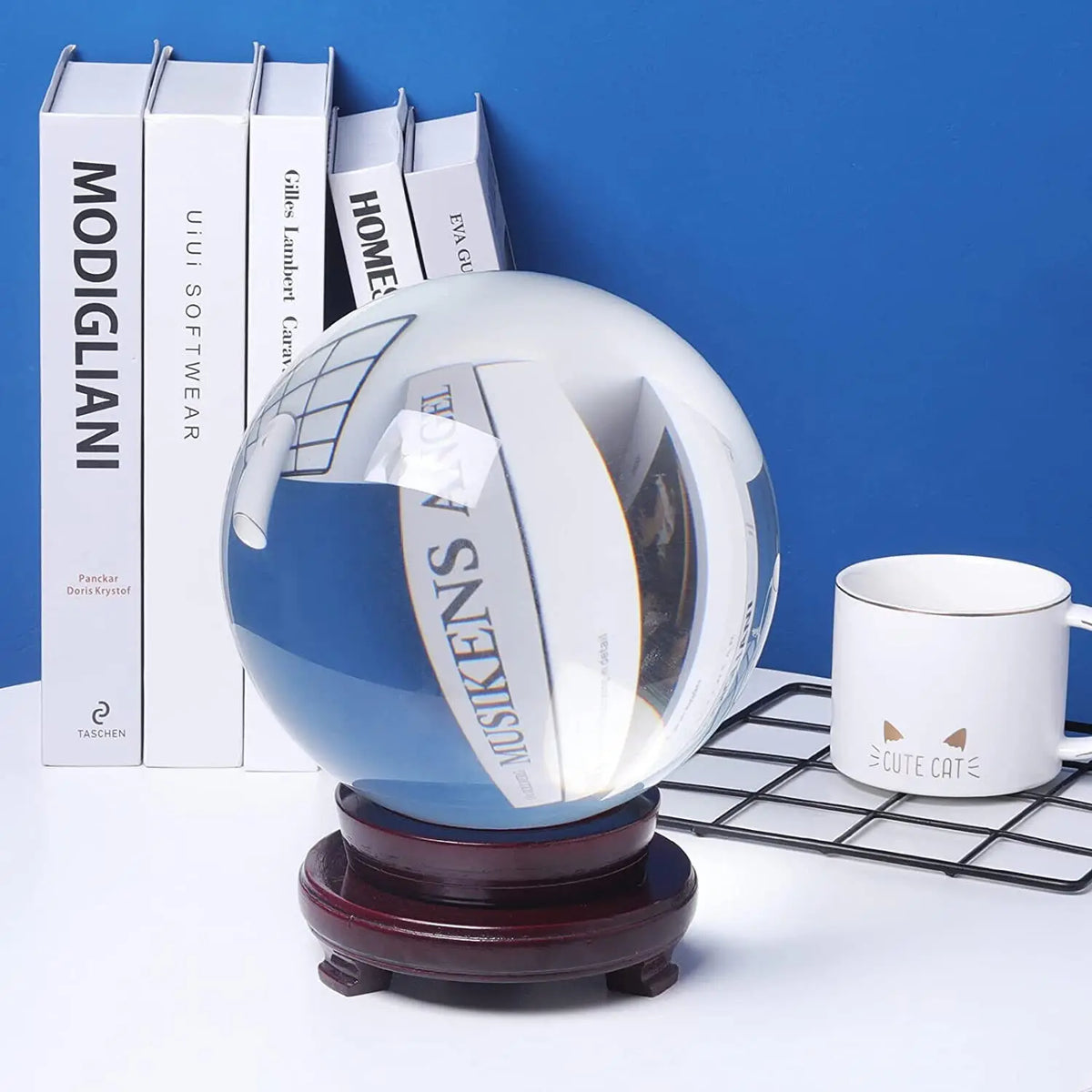 Longwin Polished Crystal Ball For Meditation And Photography Decor