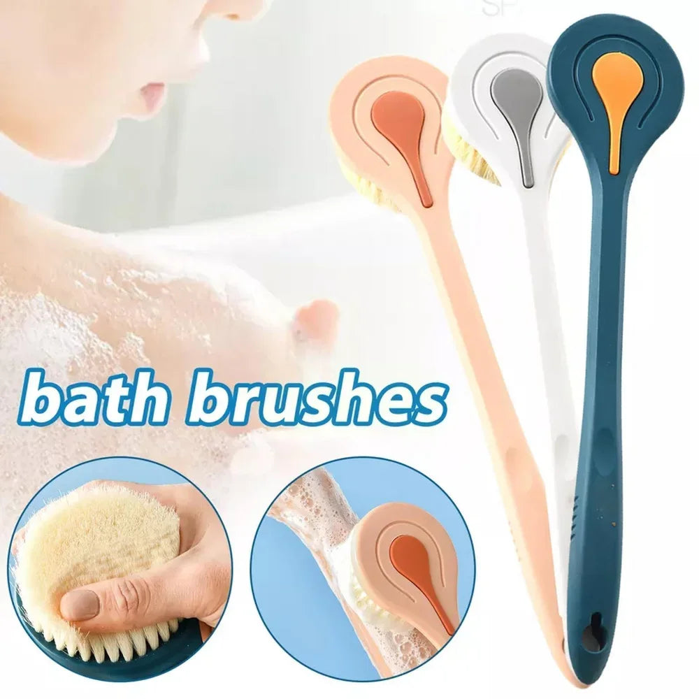 Long Handle Bath Brush Back Scrubber For Shower And Massage