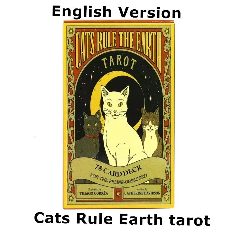 Tarot Of The Cats 78 Card Deck Spanish Edition For Divination