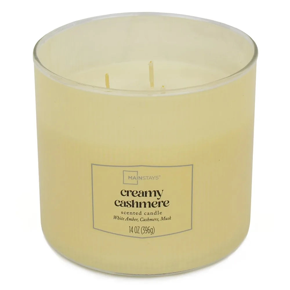 Textured Wrapped Candle Creamy Cashmere Scent Aromatherapy Soy Wax